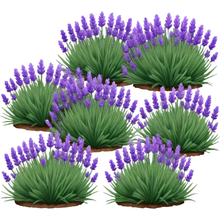 Lavender bushes emoji