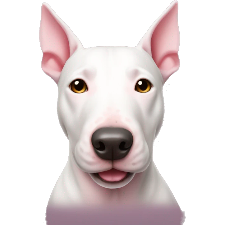 Pink bull terrier  emoji