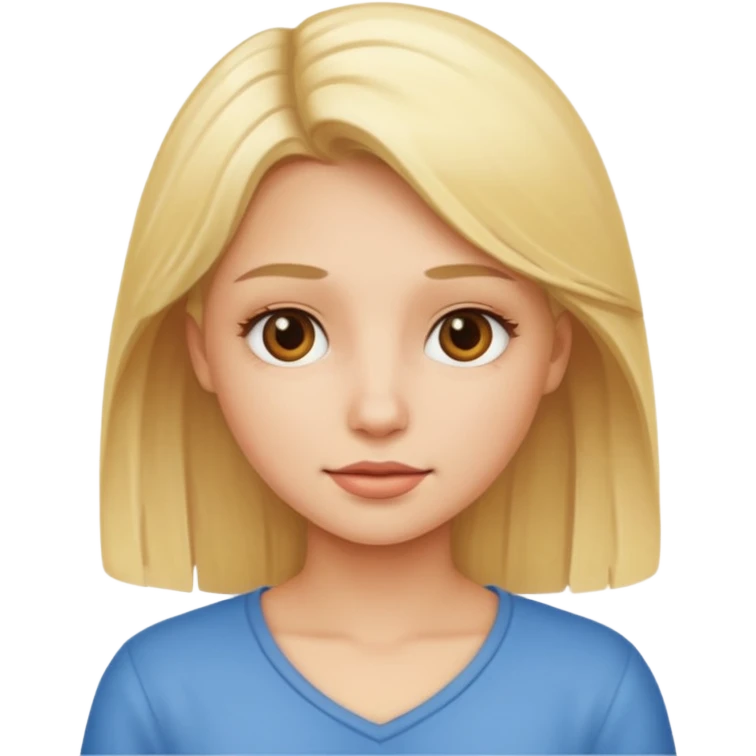 Blond girl emoji