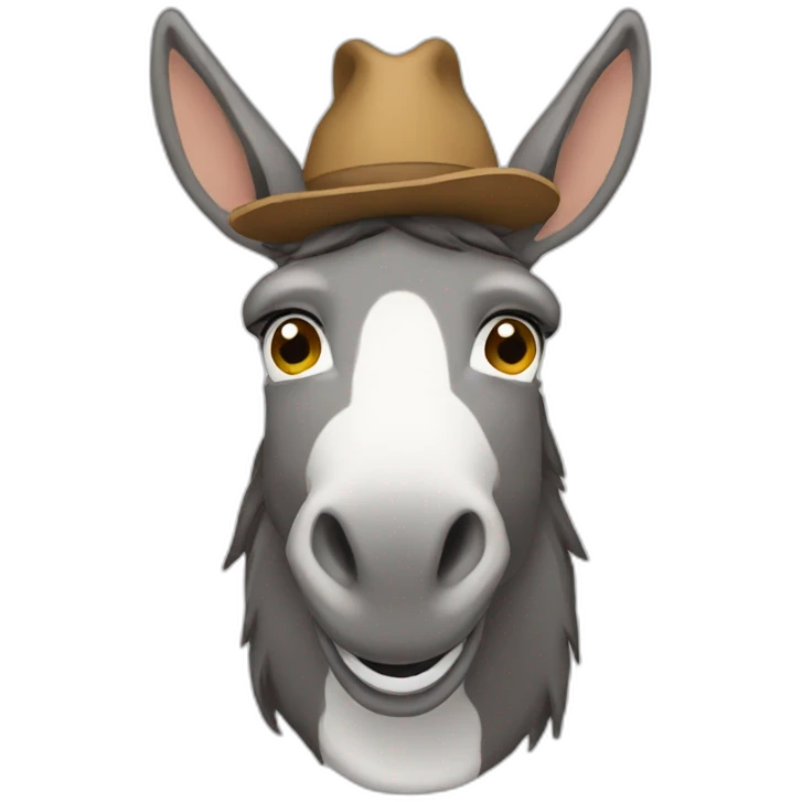Donkey Hat emoji