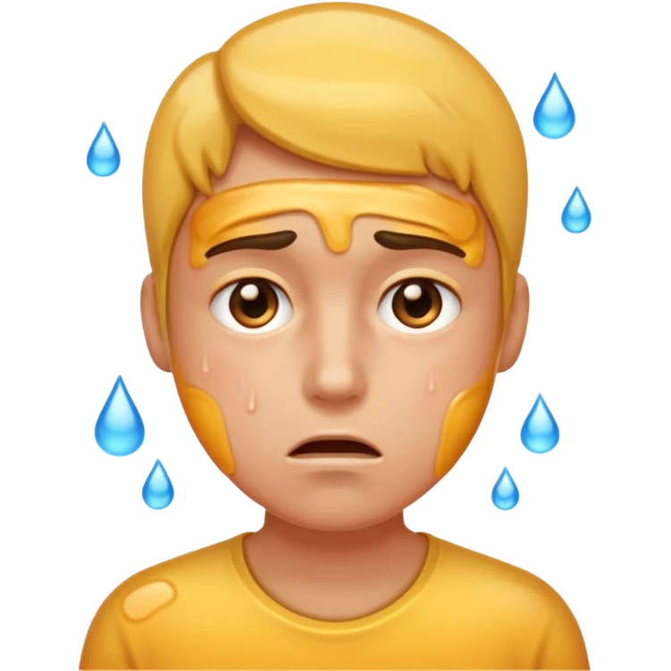 Person sweating emoji