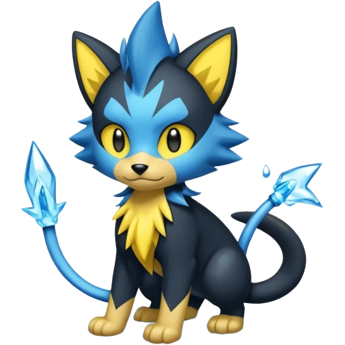 Luxio-Luxray-Dewott-fusion emoji