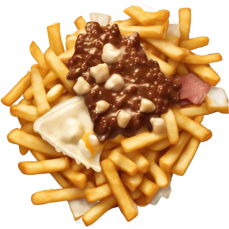 Poutine smoked meat emoji