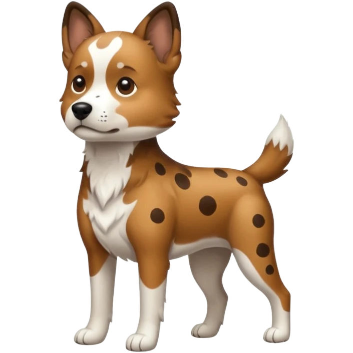 spotted dog full body emoji