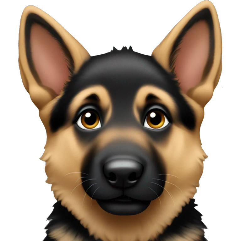 German shepherd puppy emoji