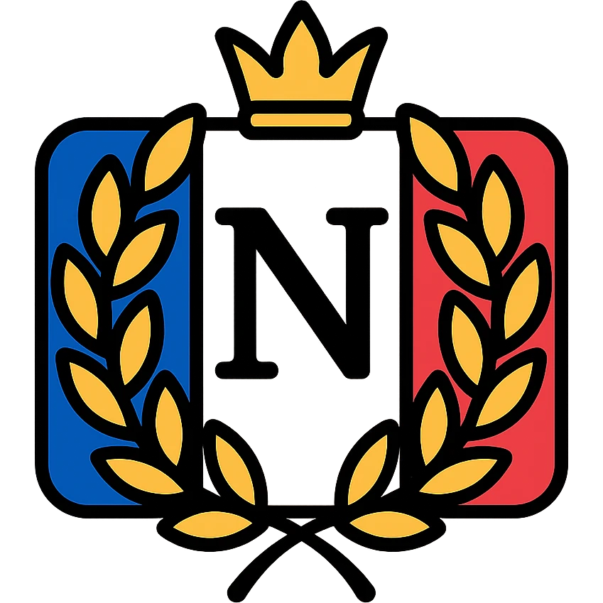 Napoleonic French flag emblem emoji