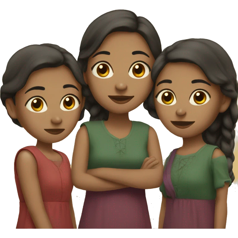 Three sisters emoji