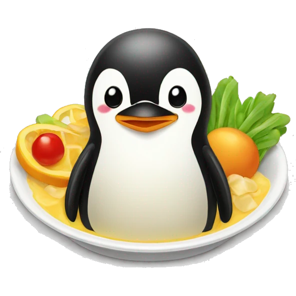 pinguin food emoji