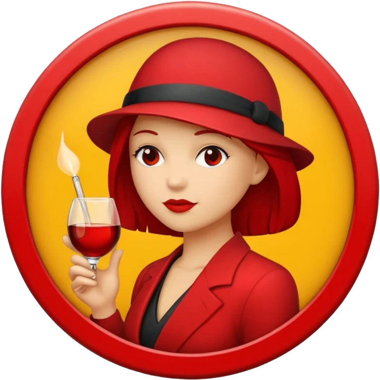 prohibition sign for female emoji