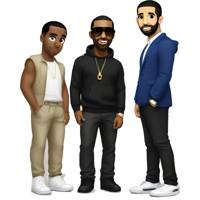 P diddy with drake emoji