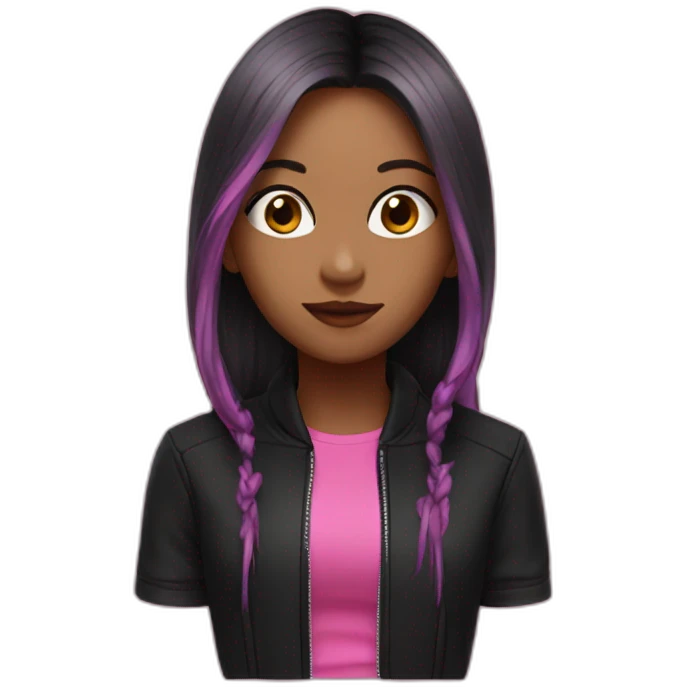 Black pink emoji