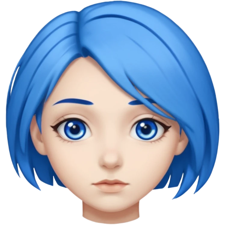 Tik tok mavi doğrukama  emoji