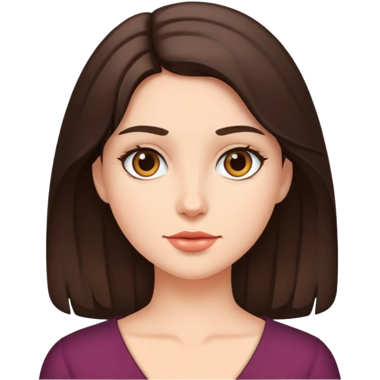 Brunette  emoji