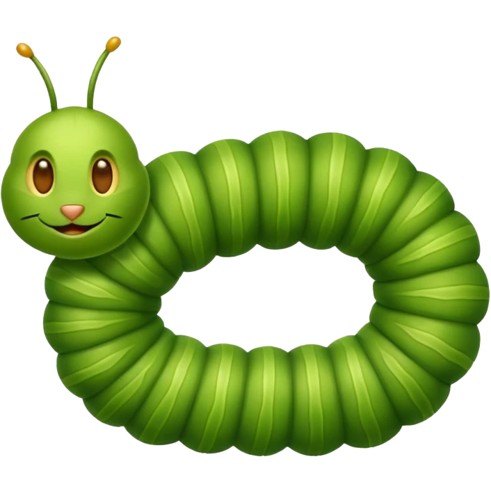 A caterpillar  emoji