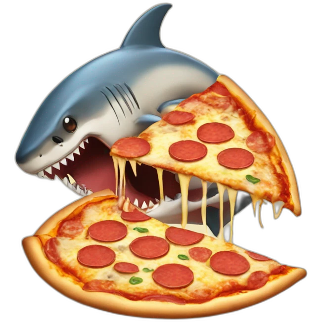 requin mange pizza emoji