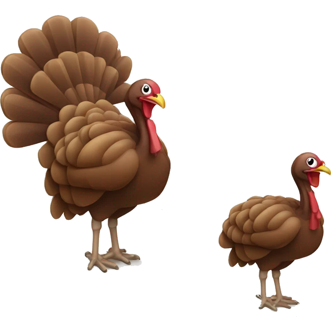 turkey wearing a tutu  emoji