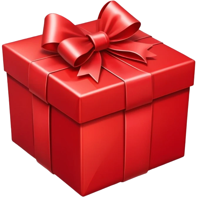 red gift box emoji
