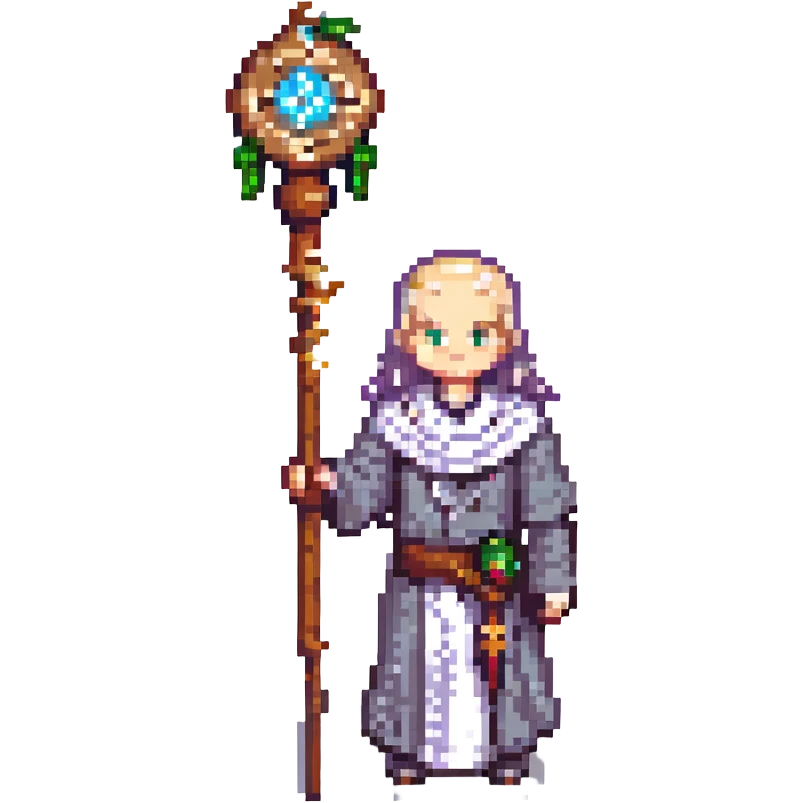 Priest staff emoji