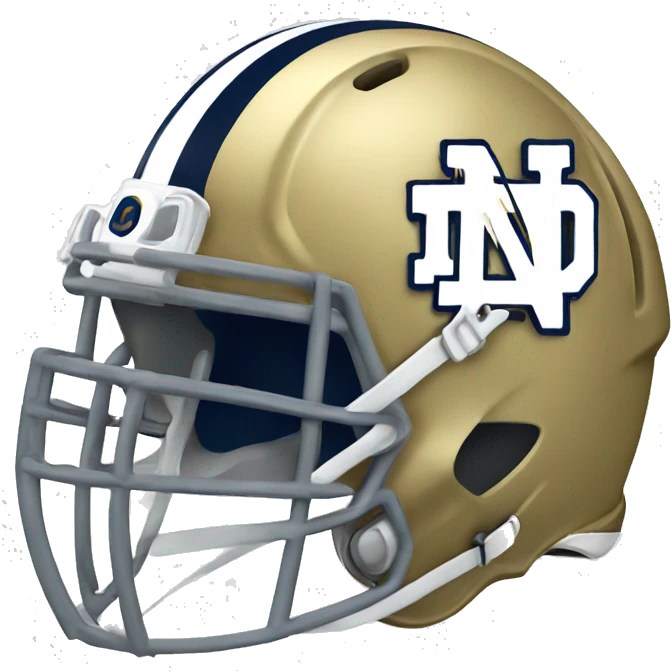 Notre dame football logo emoji