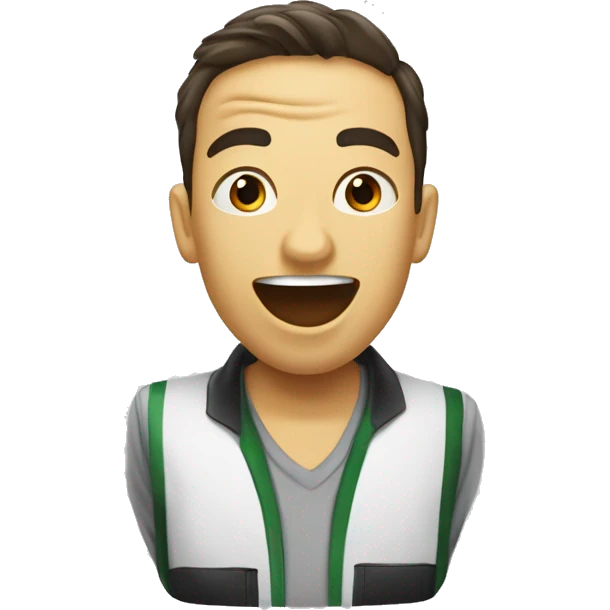 émoji algérien pliant sa langue dans sa bouche emoji