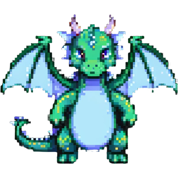 dragon with tiny wings emoji