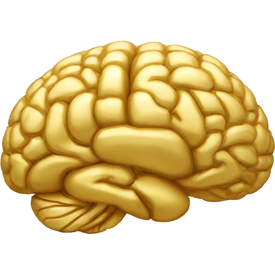 golden brain emoji