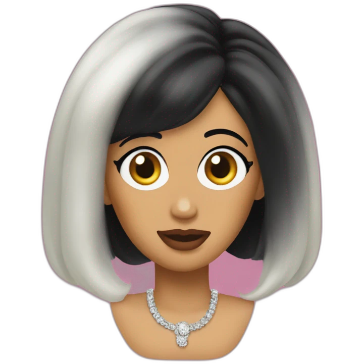 cardi b face emoji