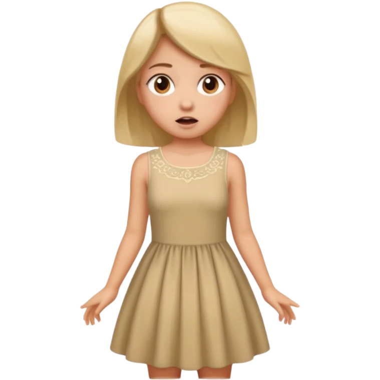 Girl farting emoji