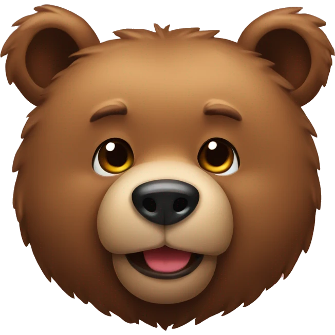 bear with bow emoji