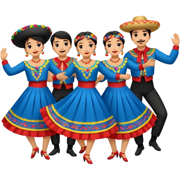 cueca dancers emogi dancing emoji