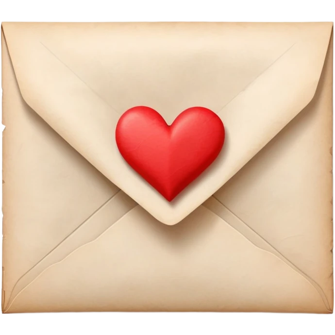 A love letter emoji