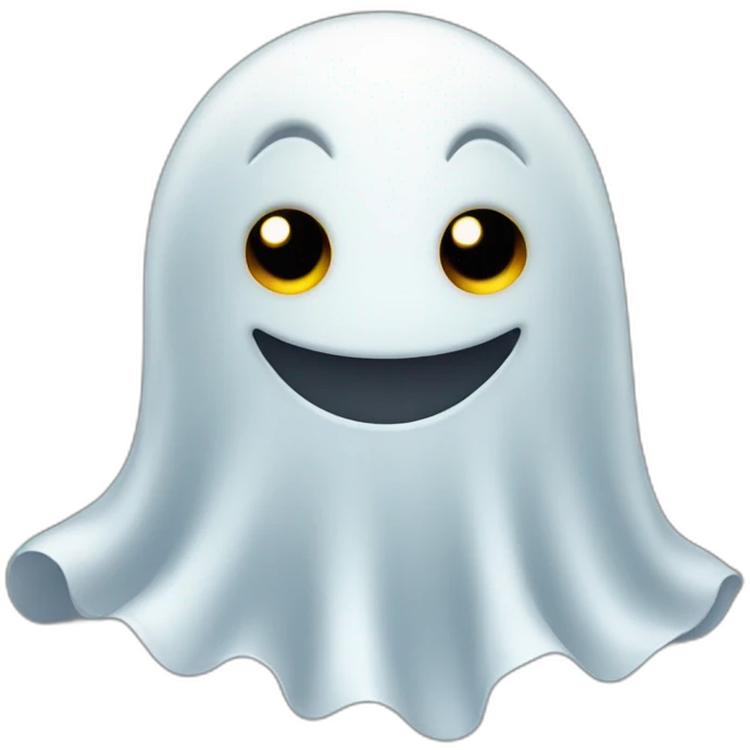 Cute ghost emoji