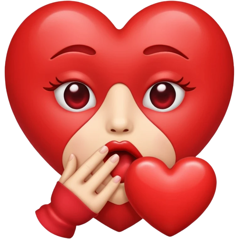 Heart blowing kisses emoji