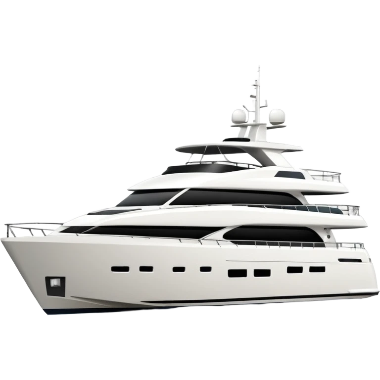 make a 70ft yacht facing to the right  emoji