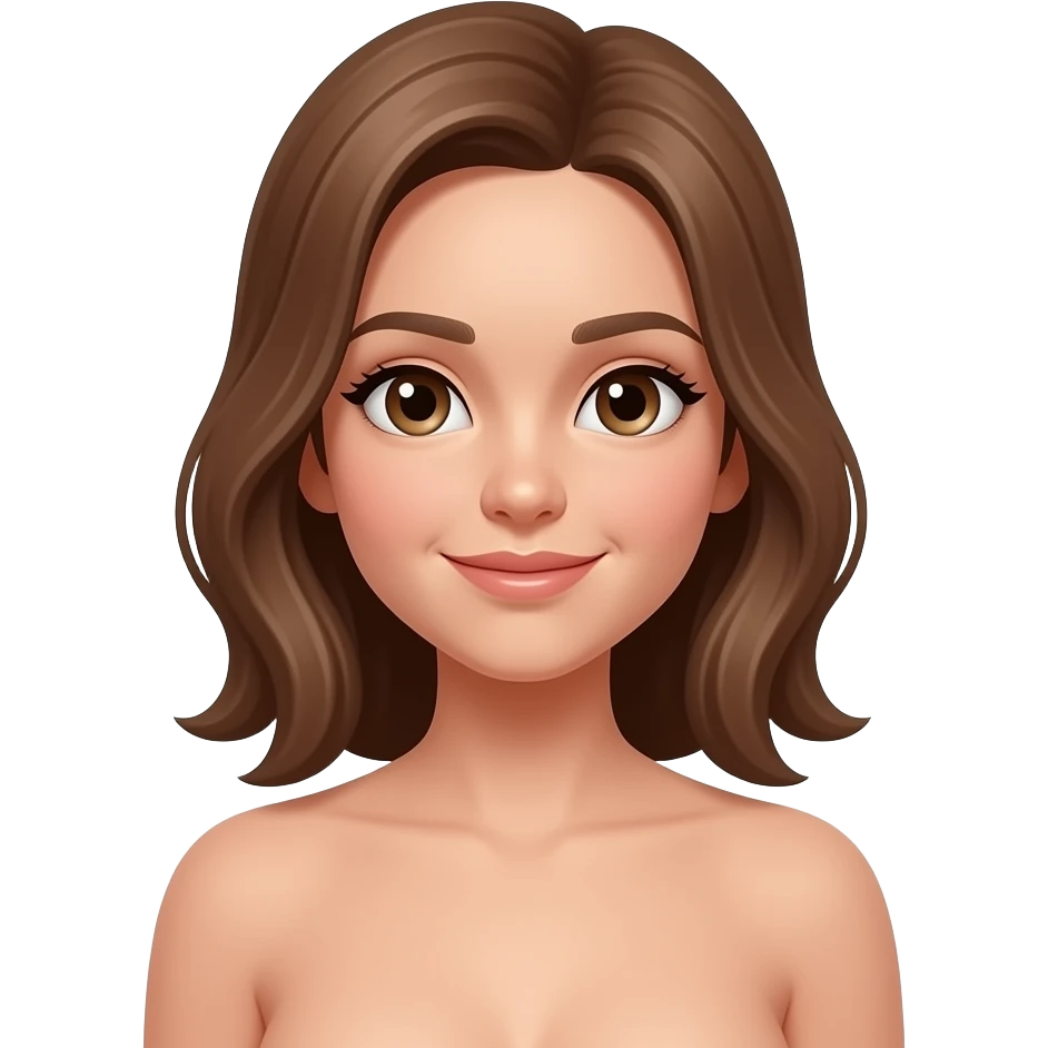 Fully Naked Girl emoji