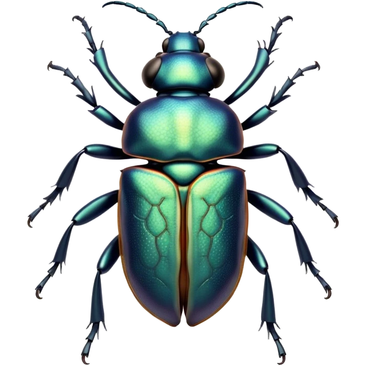 Beautiful and Majestic Beetle Portrait Emoji, Head and body rendered in serene repose with a gentle, content smile, showcasing a robust, intricately patterned exoskeleton with softly closed eyes in tranquil slumber, Simplified yet exquisitely endearing features, highly detailed, glowing with a soft, drowsy metallic light, high shine, relaxed and utterly noble, stylized with an air of timeless natural grandeur, soft glowing outline, capturing the essence of a beautiful and majestic beetle that embodies the refined strength of nature! emoji