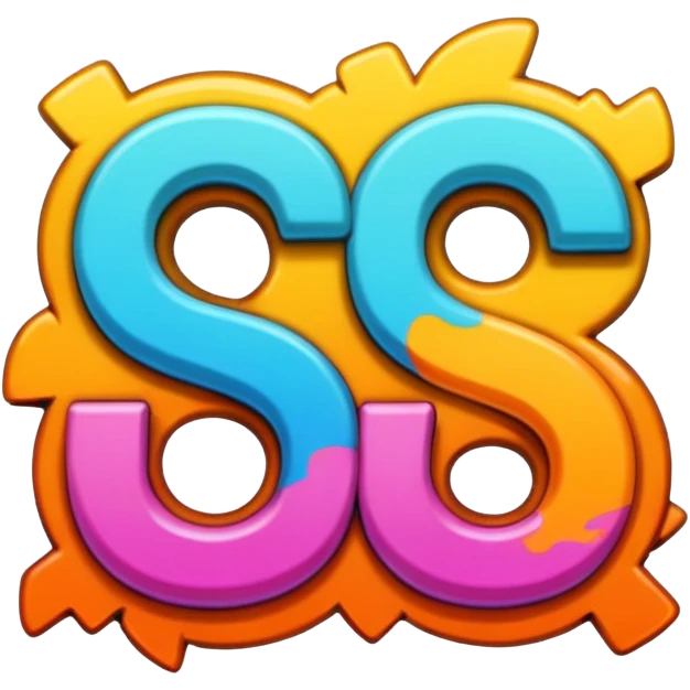 Graffiti the word GG emoji