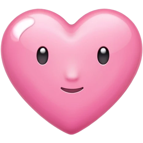 Pink heart that says I miss you emoji