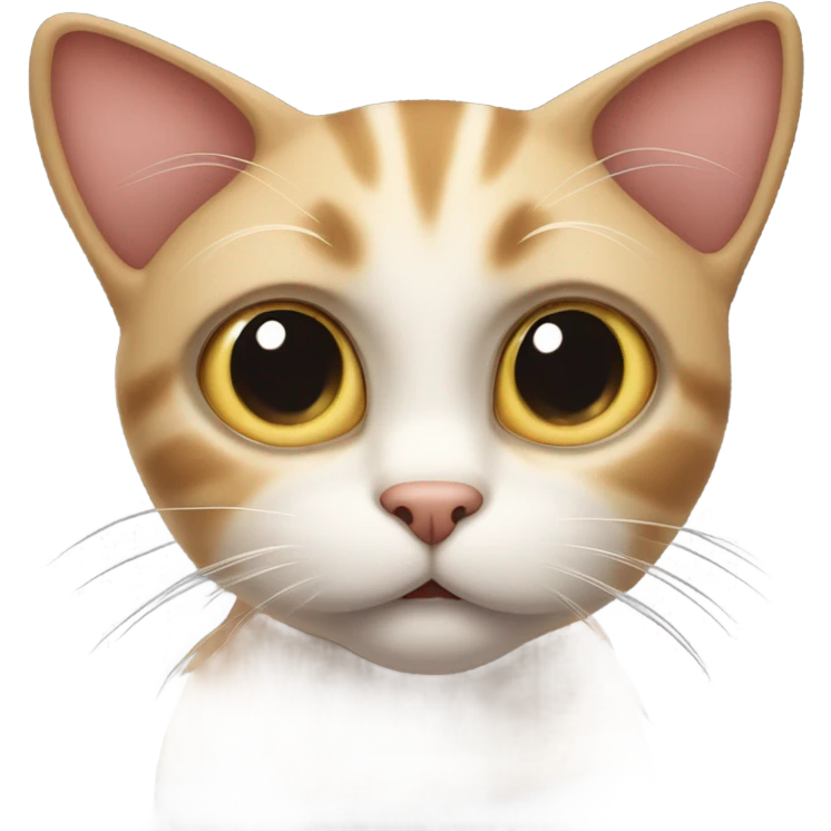 Confused cat emoji