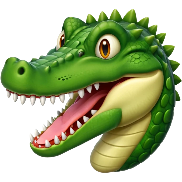 drooling crocodile emoji emoji