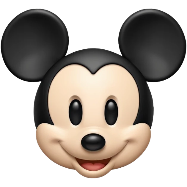 mickey mouse head blanck emoji