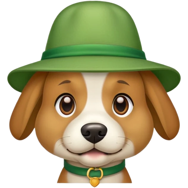 Saint Patrick’s day dog emoji
