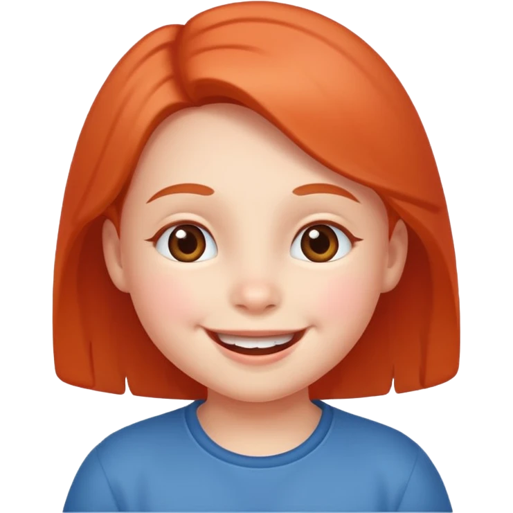 Happy child face emoji