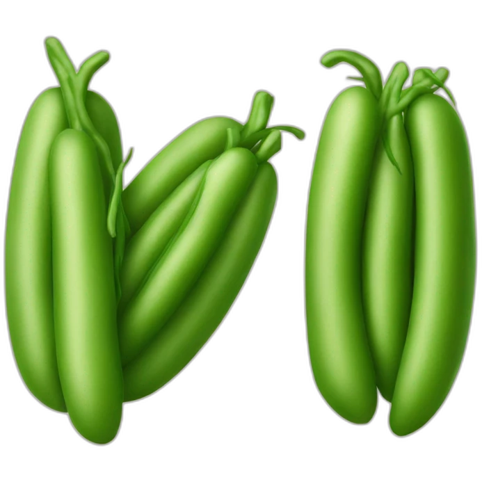 Green beans and potato emoji