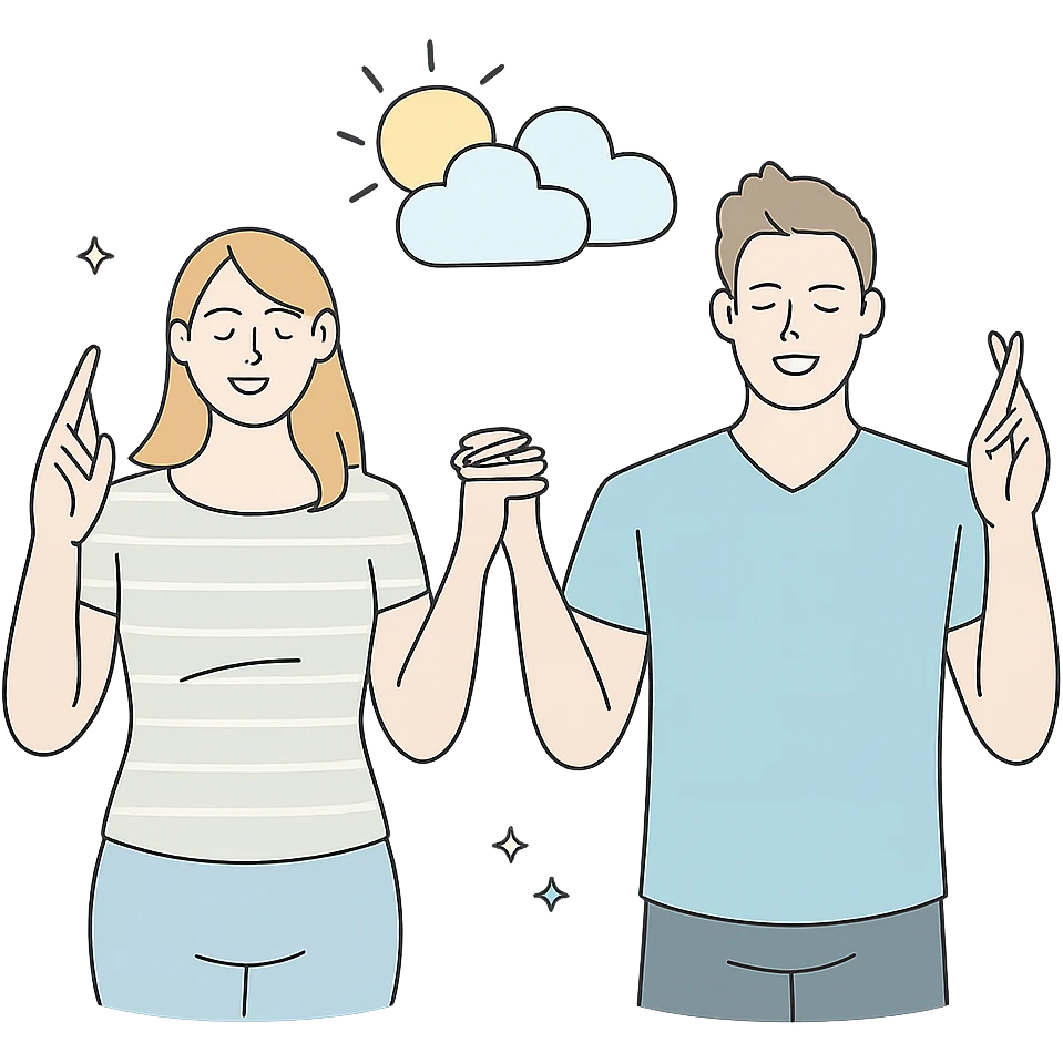 sun with clouds, minimalistic pastel illustration with clean lines, avoiding warm colors emoji