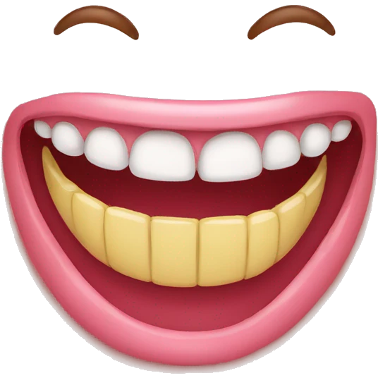 open smiling mouth emoji