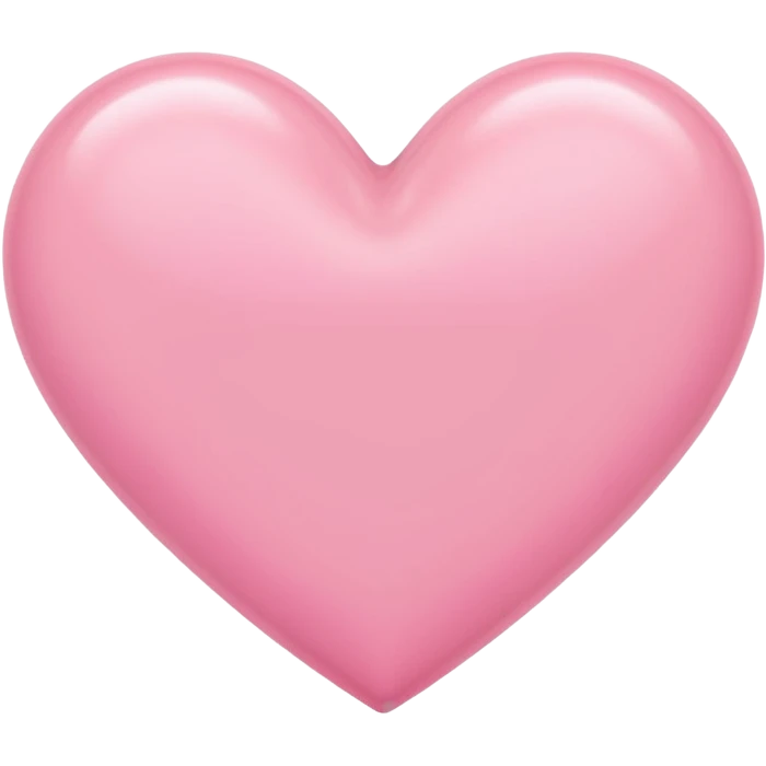 Baby Pink heart  emoji
