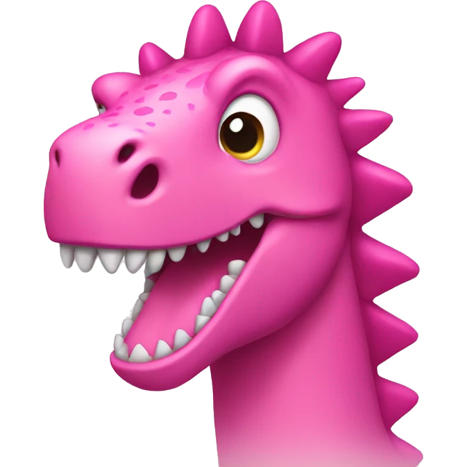 pink dinosaur  emoji