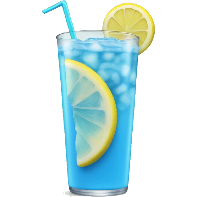 blue electric lemonade emoji