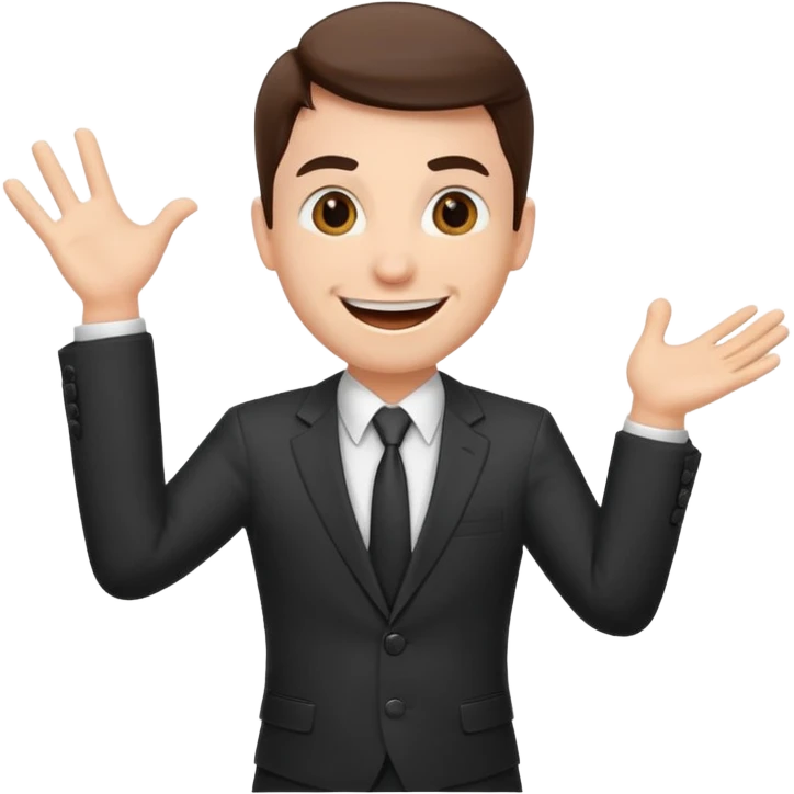 excited office boss emoji